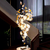 Lobby de l'hôtel Département des ventes Lobby Flower Branch Chandelier Restaurant Creative Luxury Art Lighting Customization