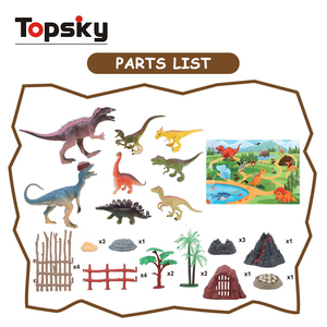 Dessin animé démonter dinosaure oeuf ensemble jouer maison dinosaure monde Simulation vie scène bricolage jouets éducatifs pour les enfants - Product Image 3