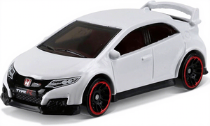 Hot Wheels 2017 Allora e Ora '16 per Type R 327/365 Acciaio Bianco - Product Image 2