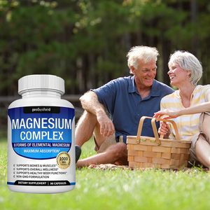 Cápsulas de Magnesio Complejo de Marca Privada OEM <span class=keywords><strong>1000mg</strong></span> con Glicinato, Citrato, Malato, Taurato y D3 para el Soporte Óseo y del Sueño, 90 Cápsulas - Product Image 4