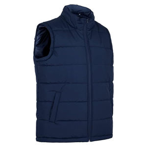 Best-seller OEM Gilet bouffant d'hiver personnalisé pour hommes Gilet sans manches décontracté léger de couleur unie pour adultes - Product Image 4