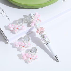 Cuentas de Lucite con Forma de Mariposa y Diamantes de Imitación, Coloridas, Decoración de Rosas, Cuentas Sueltas para Manualidades, Accesorios para Bolígrafos y Cadenas de Teléfono, Novedad 2025 - Product Image 2