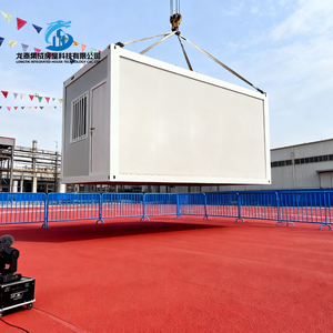 Modular container prefab nhà 40ft 50/100 sqm <span class=keywords><strong>2</strong></span> phòng ngủ Kính thoáng khí <span class=keywords><strong>Studio</strong></span> đúc sẵn thép Sandwich Panel hiện đại - Product Image 1