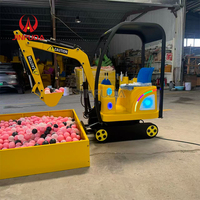 Mini simulateur de pelle pour enfants à pièces Nouvelle pelle d'amusement pour enfants dans le parc d'attractions