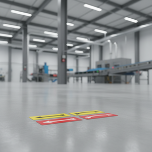 Juego de pegatinas de flechas rectas y curvas para seguridad vial, guía de estacionamiento, uso en bodegas, cervecerías y bebidas, resistentes a arañazos e impermeables - Product Image 3