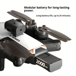 New Brushless Motor S2S <b>Drone</b> Dual Lens Optical Flow Positioning Long Endurance Aerial Photography Remote Control <b>4K</b> 800m 6-Axis - Product Image 3