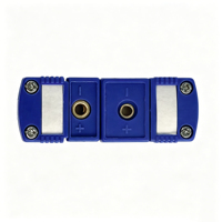 Connecteur Thermocouple Violet Norme Américaine Type E Mini Prise Mâle et Femelle Terminal Coupleur pour Chambre d'Essai