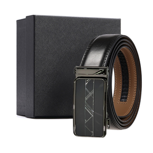 <span class=keywords><strong>Cintura</strong></span> Automatica Formale da <span class=keywords><strong>Uomo</strong></span> per Ufficio - Fibbia Personalizzabile Incisa, <span class=keywords><strong>Cintura</strong></span> in Pelle Premium Resistente - Product Image 1