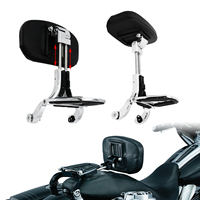 HCMOTORKU Appui-tête réglable multifonction pour conducteur et passager, noir, compatible avec Harley Softail Sport Gilde FLSB 2018-2020