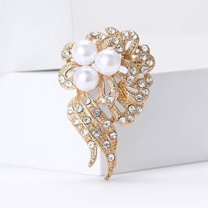 Broches <span class=keywords><strong>de</strong></span> <span class=keywords><strong>Perlas</strong></span> <span class=keywords><strong>de</strong></span> Lujo para Regalo, Broches <span class=keywords><strong>de</strong></span> Diamantes con Forma <span class=keywords><strong>de</strong></span> Ramo <span class=keywords><strong>de</strong></span> Flores, Broche <span class=keywords><strong>de</strong></span> Hoja <span class=keywords><strong>de</strong></span> Trigo para Mujer, Pin <span class=keywords><strong>de</strong></span> Solapa, Corsage para Abrigo - Product Image 3