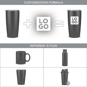 Ensemble cadeau d'entreprise personnalisé tout-en-un : carnet bleu nuit, t-shirt, tasse en céramique, casquette de baseball pour les employés - Product Image 5