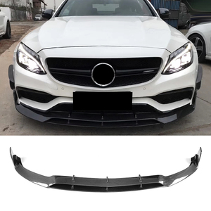 ลิ้นกันชนหน้าคาร์บอนไฟเบอร์คุณภาพสูง รุ่น B สำหรับรถยนต์ C Class C205 W205 C63 Coupe 2 ประตู ปี 2015-2021 - Product Image 5