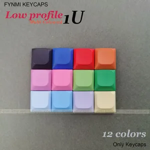 Teclas Fynmi de Perfil Bajo con Sublimación de Tinta Multicolor (12 Colores) 1U para Interruptores Keychron Gateron Kailh MX - Product Image 4