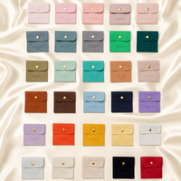 Pochette d'emballage pour bijoux en microfibre en gros avec logo et couleur personnalisés pour les marques de bijoux en marque blanche