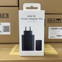 Prix usine 65W PD TYPE C chargeur Super rapide 3 Ports EP-T6530 USB-C adaptateur secteur pour Samsung Galaxy S22 S23 Ultra
