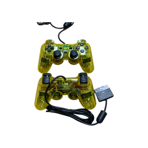 Amarillo PS2 Gamepad con cable Joystick Controlador transparente Manette para PS2 Controlador amarillo claro Mando Compatible con <span class=keywords><strong>PC</strong></span> - Product Image 5