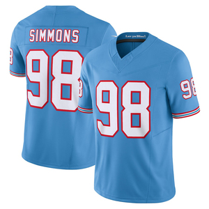 Maillot de football américain brodé pour hommes, tailles plus, 1 Ward 98 Simmons, prêt à être expédié, collection 2026, vente en gros - Product Image 3