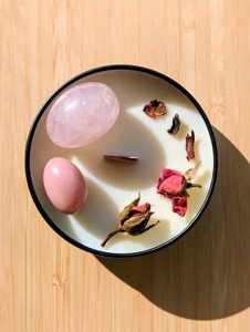 LANJO Modern Luxury Custom Crystals Scented <b>Candles</b> with Dried Flower Multi fragrance <b>candles</b> - Product Image 6