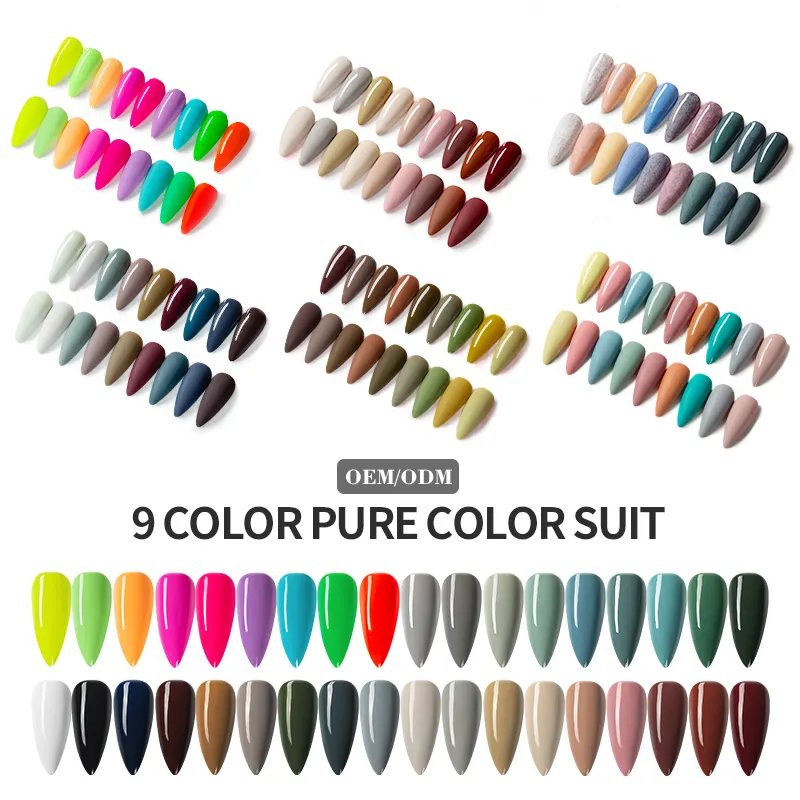 JTING-serie popular de 9 colores, esmalte de uñas en gel UV LED, 15ml