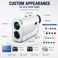 Télémètre OEM ODM 905nm pour la chasse et le golf, avec GPS, mesure de force, personnalisable, télémètre laser de golf