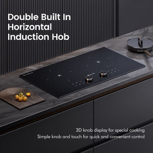 <span class=keywords><strong>Placa</strong></span> de Cocina Eléctrica de Inducción Integrada de Dos Quemadores de Alta Calidad - Product Image 2