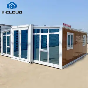 Snel Te Bouwen 40 Ft 20 Ft Prefab Container Uitbreidbaar Huis Licht Staal Draagbare Geprefabriceerde Woning 2 3 4 5 Slaapkamer Met Toilet