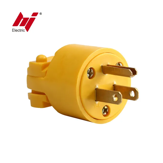 125V Industrial Power Straight Blade Socket Plug