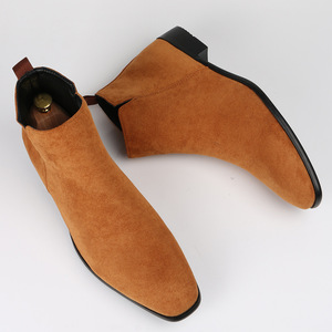 YB922-7 prix de gros bon marché chaussures grande taille bottes <span class=keywords><strong>chelsea</strong></span> bottines en daim - Product Image 1