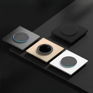 Interruttore Smart Home a Doppio Polo 3 Vie 4 Gang con Pannello Touch PC, WiFi, RF, Comando Vocale Google Alexa, 220V 10A Corrente Massima per Smart Life - Product Image 1