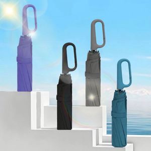 Practical UV Protection 3 Fold Umbrella Promotional Outdoor <b>Garden</b> Umbrella with Bag <b>Hook</b> - Product Image 1