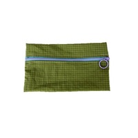 Pochette en coton avec fermeture éclair et logo personnalisé, sac de rangement multifonctionnel pour cosmétiques et maquillage, trousse à crayons, vente en gros pour femmes