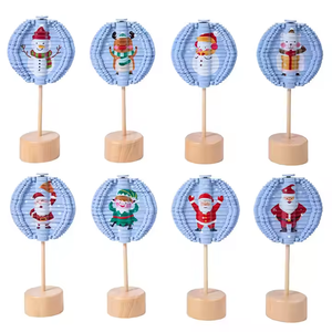 Bâton de sucette rotatif en bois en gros d'usine Décoration de bureau Ornements de <span class=keywords><strong>jeu</strong></span> Cadeau de Noël pour enfants garçons et filles - Product Image 1