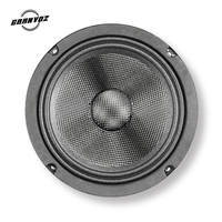 Haut-parleur large bande de 8 pouces à cône en fibre de carbone 200W RMS, 400W de crête, 4 ohms pour la maison, l'extérieur et la moto