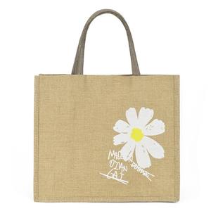 2024กระเป๋าผ้าลินินแฟชั่นจุลได้มากกระเป๋าช้อปปิ้งแบบเรียบง่ายสำหรับผู้หญิงนักเรียนคุณแม่ - Product Image 5