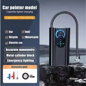 Portable Mini Mountain Bike Bicycle Hand Air Pump Portable Compressor for Car <strong>Tires</strong> W/Digital Portable <strong>Nitrogen</strong> <strong>Tire</strong> <strong>Inflator</strong> - Product Image 2
