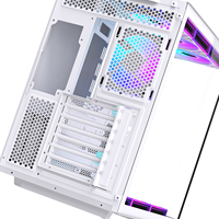 Boîtier de PC de jeu personnalisé Lovingcool Full Tower Micro ATX avec panneau avant et latéral en verre trempé en stock