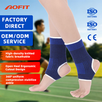 Aofit – Manchon de compression respirant en nylon pour cheville, personnalisé, pour la protection sportive et le soulagement de la douleur