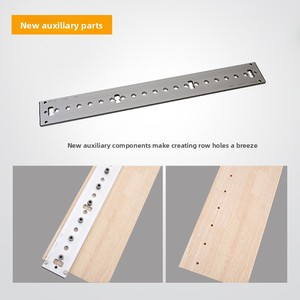 Perforateur de trous trois-en-un, localisateur de trous, connecteur de menuiserie deux-en-un <span class=keywords><strong>pour</strong></span> chevilles rondes en <span class=keywords><strong>bois</strong></span>, outils DIY Wu Xin Modèle 40 - Product Image 5