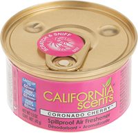 Purificateur d'air et désodorisant de voiture en métal de haute qualité, parfum naturel longue durée, senteur cerise glacée Californie