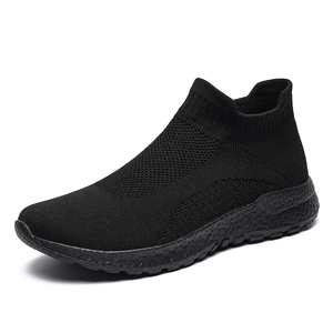 Baskets décontractées tricotées légères pour couple amoureux chaussures de course et de marche pour femmes avec logo de marque quantité minimale de commande en petite quantité pour hommes - Product Image 3