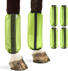 Coprigambe Estivi in Nylon per Cavalli, Protezioni Anti-Zanzare, Ghetre Traspiranti in Rete, Coprigambe Anti-Mosche per Cavalli - Product Image 1