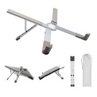 Support d'ordinateur portable pliable en alliage d'aluminium 3MM, réglable et portable, pour bureau, 14-17,3 pouces - Vente en gros usine