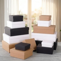 Caja de Envío de Zapatos de Cartón Corrugado Kraft Reciclable y Ecológica Personalizada, Cajas de Embalaje para Ropa y Zapatos con Laminación Mate
