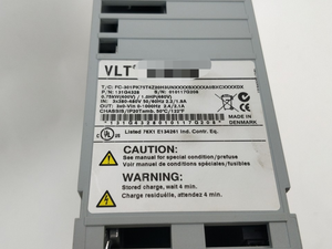 Plc 131G4328 VLT AutomationDrive FC 301 075kW 10HP programlama denetleyici - Product Image 2