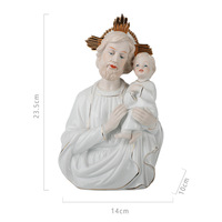 Saint ornement catholique Madonna Christian Jesus Family Statue