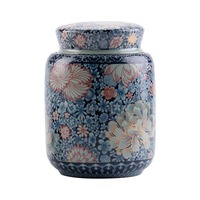 Pot scellé rond de style chinois exquis personnalisé pour crèmes lotions bricolage