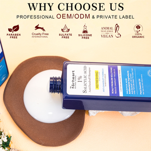 Champú Profesional de Ácido Salicílico de Marca Privada, Champú Antifúngico para el Cuero Cabelludo con Aceite de Árbol de Té para la <span class=keywords><strong>Dermatitis</strong></span> Seborreica y Reparación del Cabello - Product Image 2