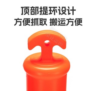 Poteau de signalisation routière en plastique de 60 cm, réfléchissant, flexible, pour la signalisation routière extérieure - Product Image 5