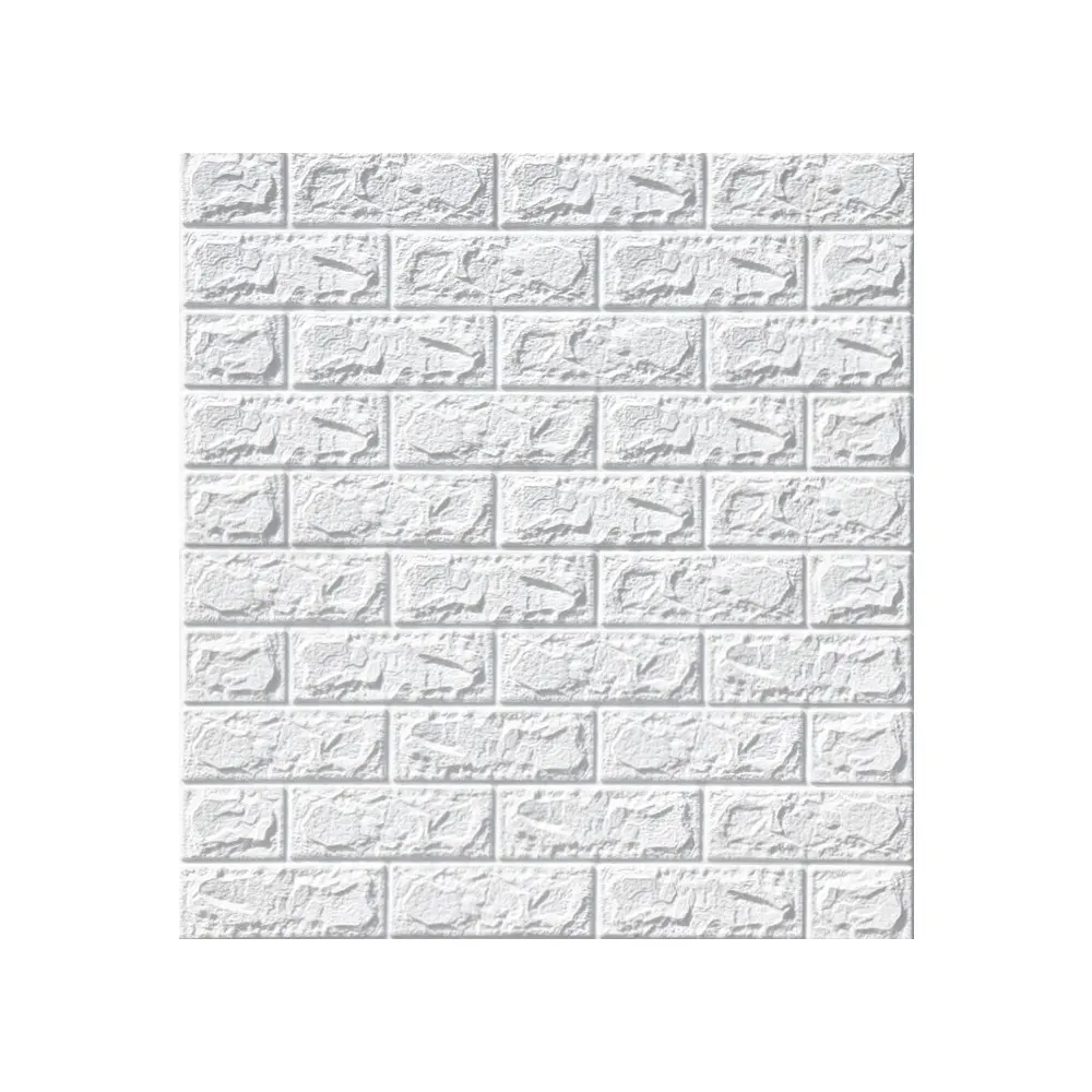 3D Tile Brick 77cmx70cm Large XPE Foam Wall Panels For Home Decoration Waterproof Panels Wall Sticker