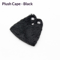 Accessoires portables MOC sur le thème des blocs de construction, petites pièces, cape en peluche, manteau en fausse fourrure pour figurines